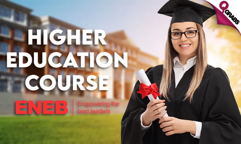 Accredited Higher Education Course of Your Choice at ENEB (European Business School of Barcelona)!